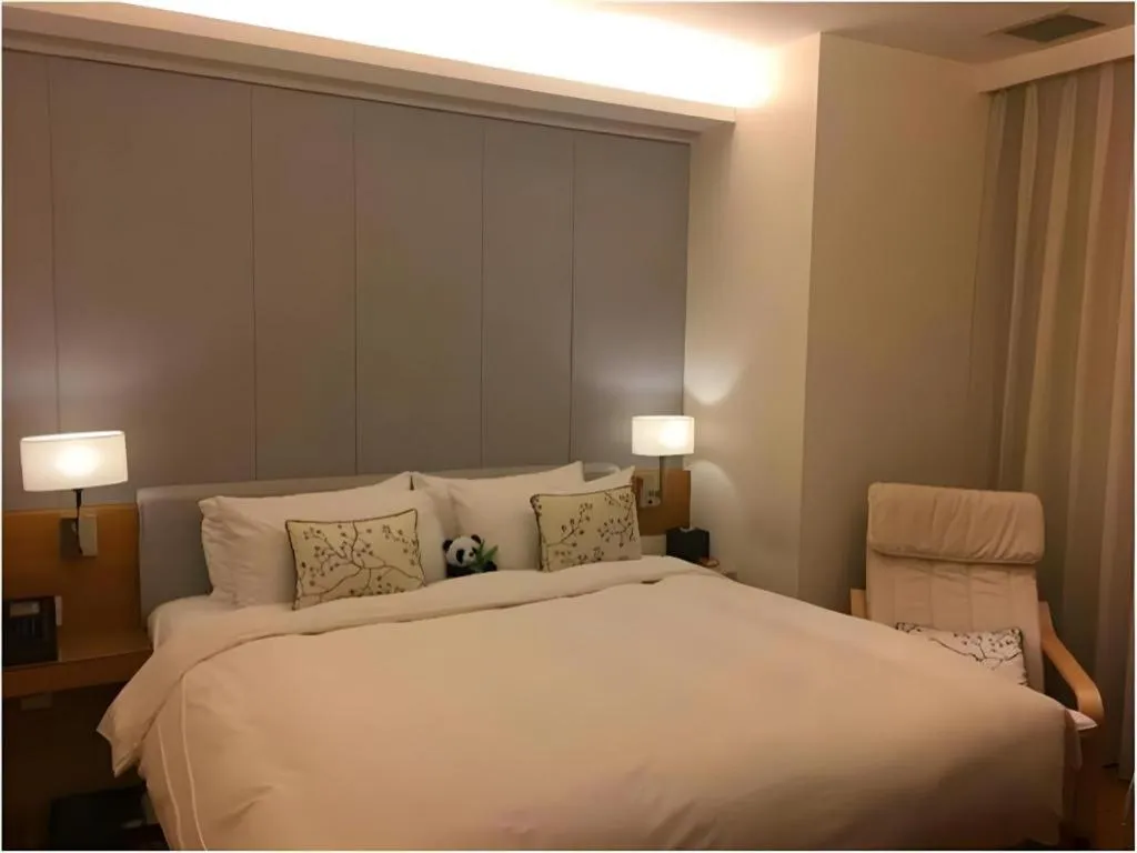 Bed in H-Hotel Riverside Chengdu