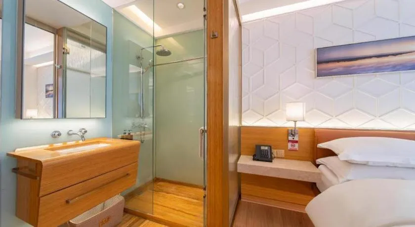 Bed in H-Hotel Riverside Chengdu