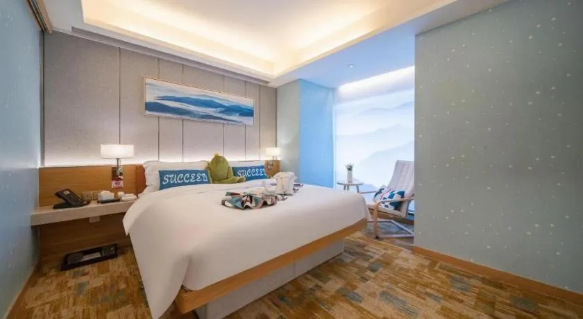 Bed in H-Hotel Riverside Chengdu