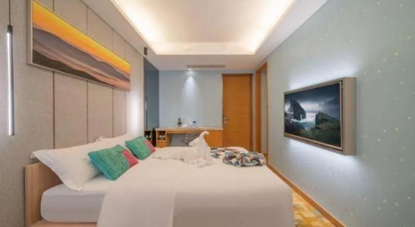 Bed in H-Hotel Riverside Chengdu