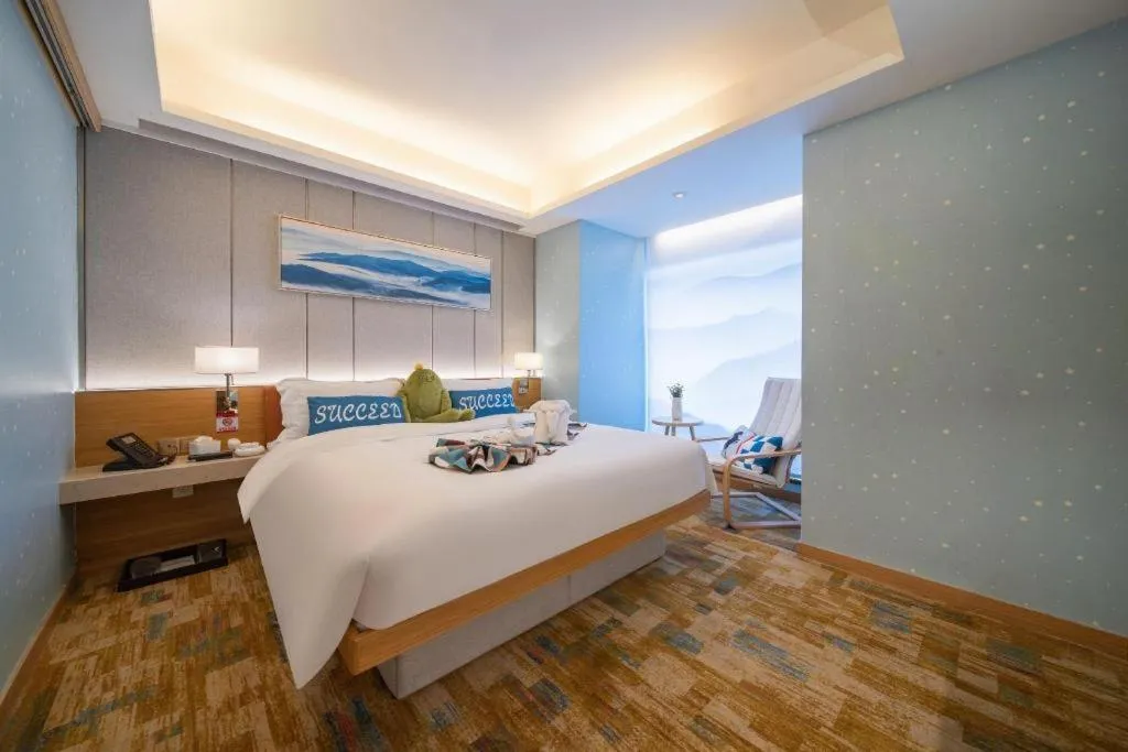 Bed in H-Hotel Riverside Chengdu