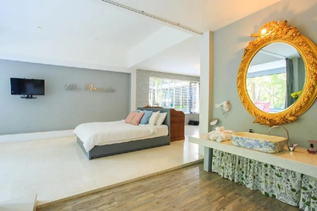 Bed in Villa Moreeda