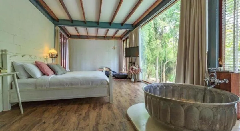 Bed in Villa Moreeda