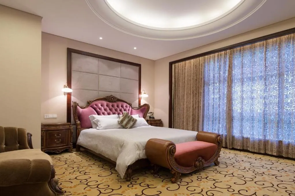 Bed in Zhangjiajie Qinghe Jinjiang International Hotel