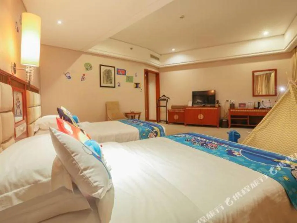 Bed in Zhangjiajie Qinghe Jinjiang International Hotel