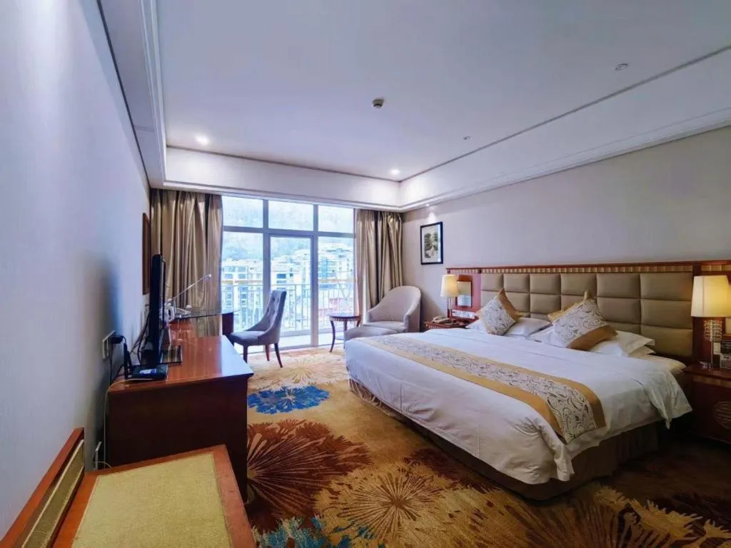 Bed in Zhangjiajie Qinghe Jinjiang International Hotel