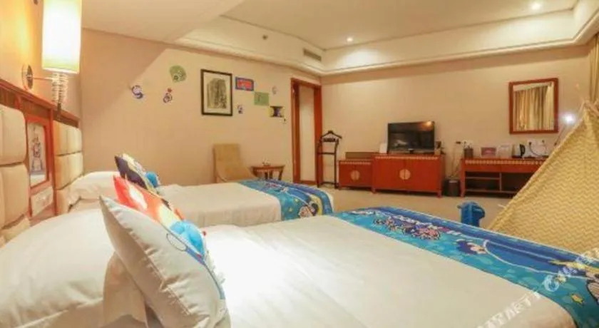 Bed in Zhangjiajie Qinghe Jinjiang International Hotel