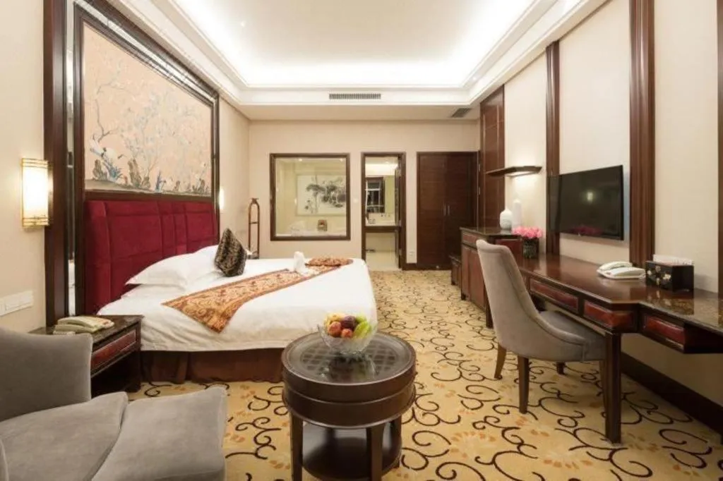 Bed in Zhangjiajie Qinghe Jinjiang International Hotel