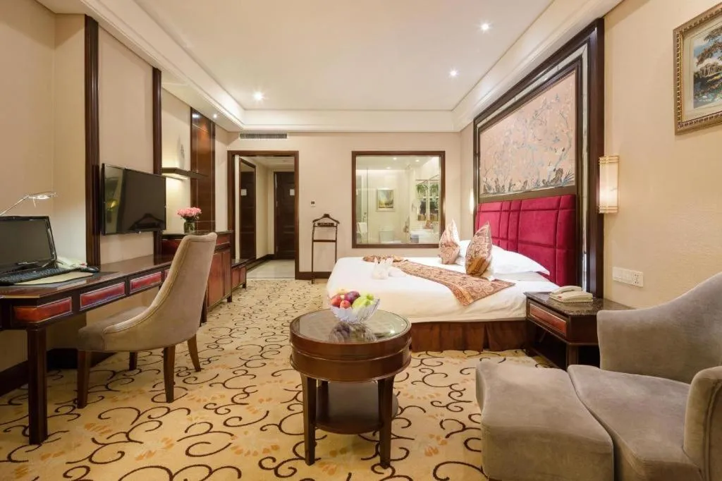 Bed in Zhangjiajie Qinghe Jinjiang International Hotel