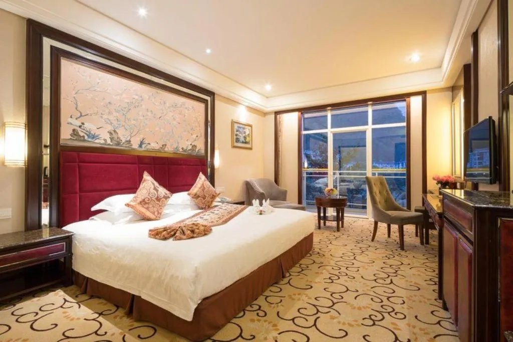 Bed in Zhangjiajie Qinghe Jinjiang International Hotel