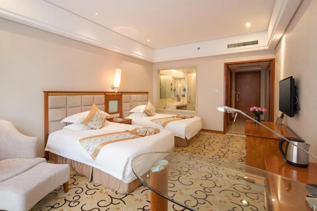 Bed in Zhangjiajie Qinghe Jinjiang International Hotel