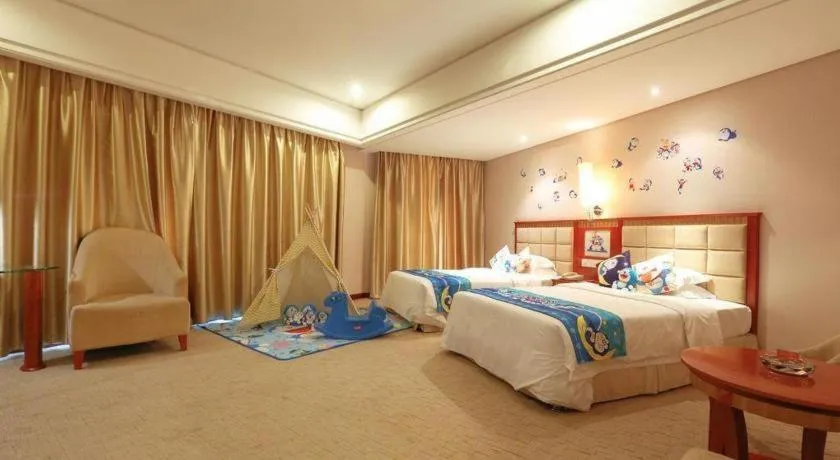 Bed in Zhangjiajie Qinghe Jinjiang International Hotel