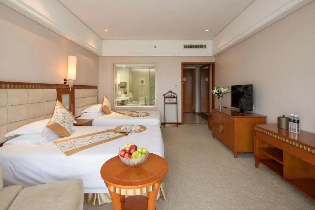 Bed in Zhangjiajie Qinghe Jinjiang International Hotel