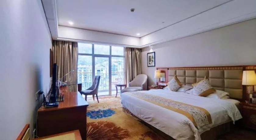 Bed in Zhangjiajie Qinghe Jinjiang International Hotel