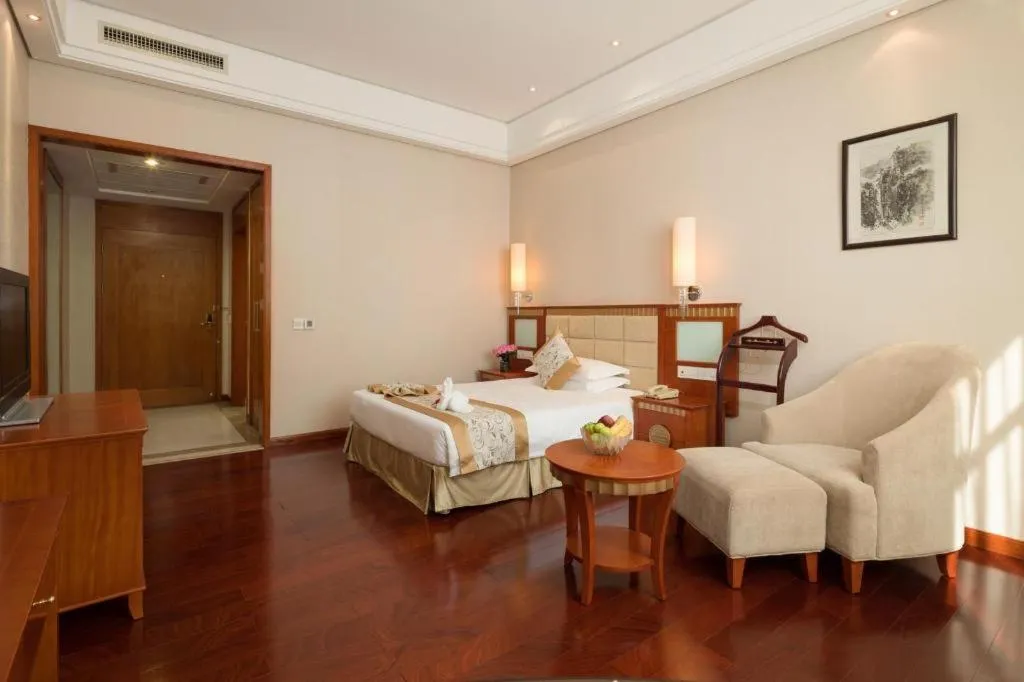 Bed in Zhangjiajie Qinghe Jinjiang International Hotel