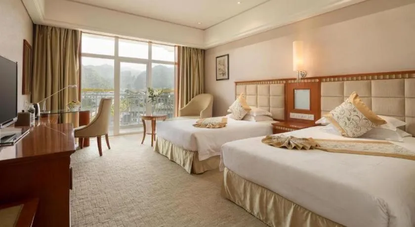 Bed in Zhangjiajie Qinghe Jinjiang International Hotel