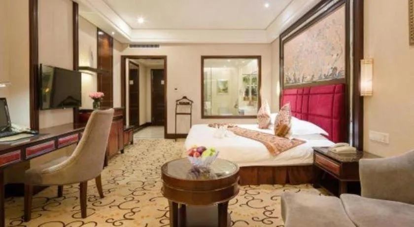 Bed in Zhangjiajie Qinghe Jinjiang International Hotel