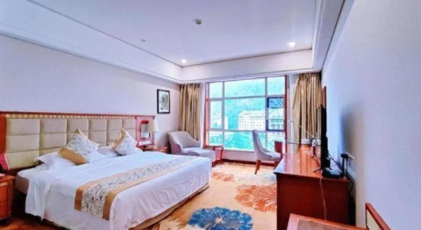 Bed in Zhangjiajie Qinghe Jinjiang International Hotel