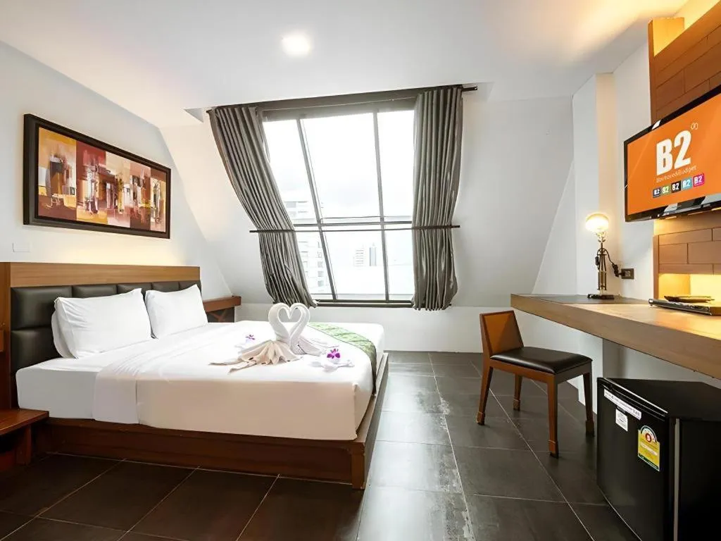 Bed in B2 Bangkok Srinakharin Boutique & Budget Hotel