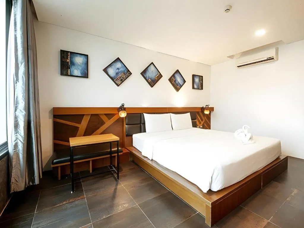 Bed in B2 Bangkok Srinakharin Boutique & Budget Hotel