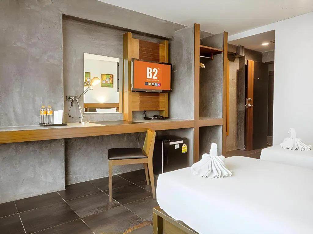 Bed in B2 Bangkok Srinakharin Boutique & Budget Hotel