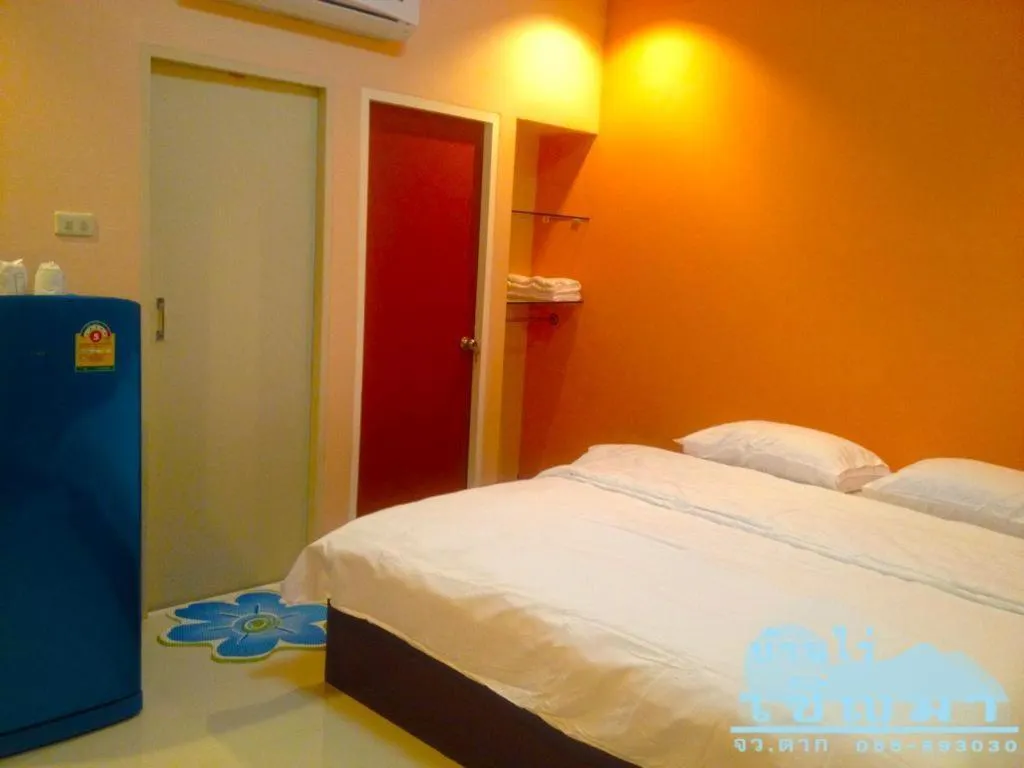 Bed in BanRai ChernMa Resort