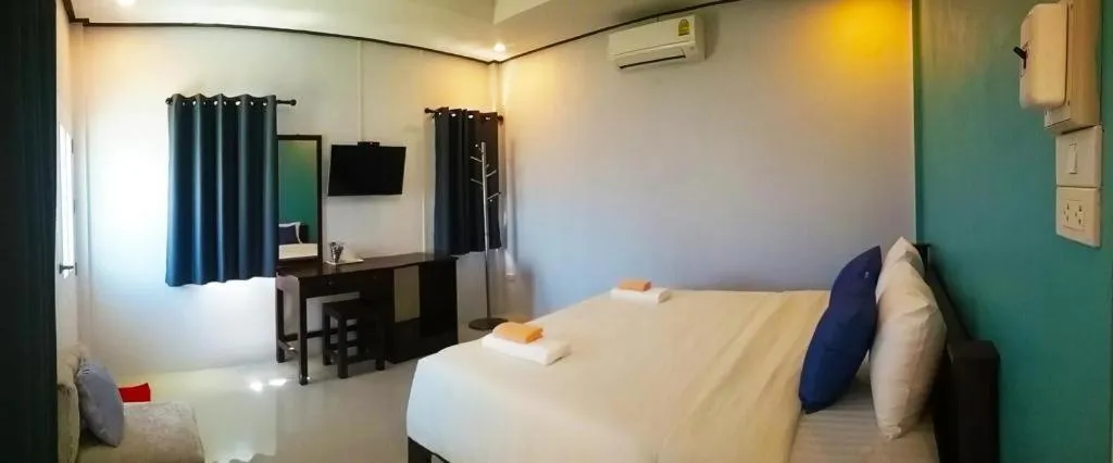 Bed in BanRai ChernMa Resort