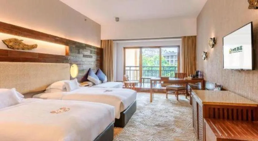 Bed in Chimelong Hotel