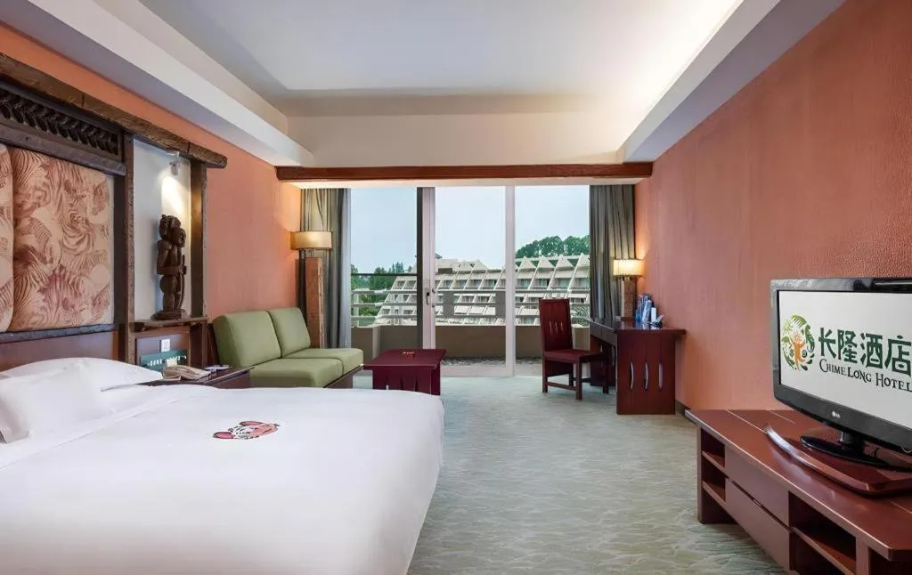 Bed in Chimelong Hotel