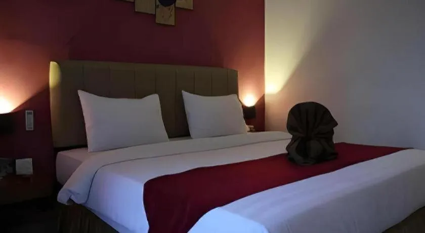 Bed in Garuda Hotel Pontianak