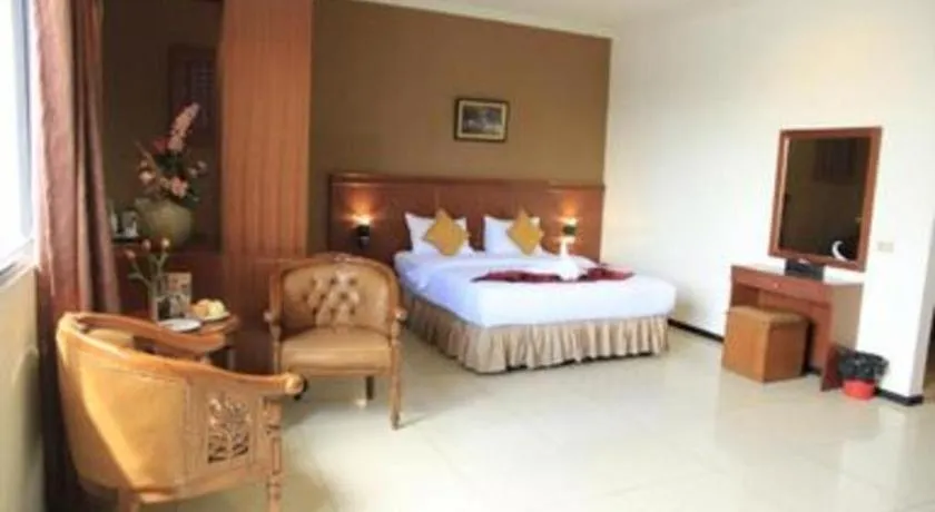 Bed in Garuda Hotel Pontianak