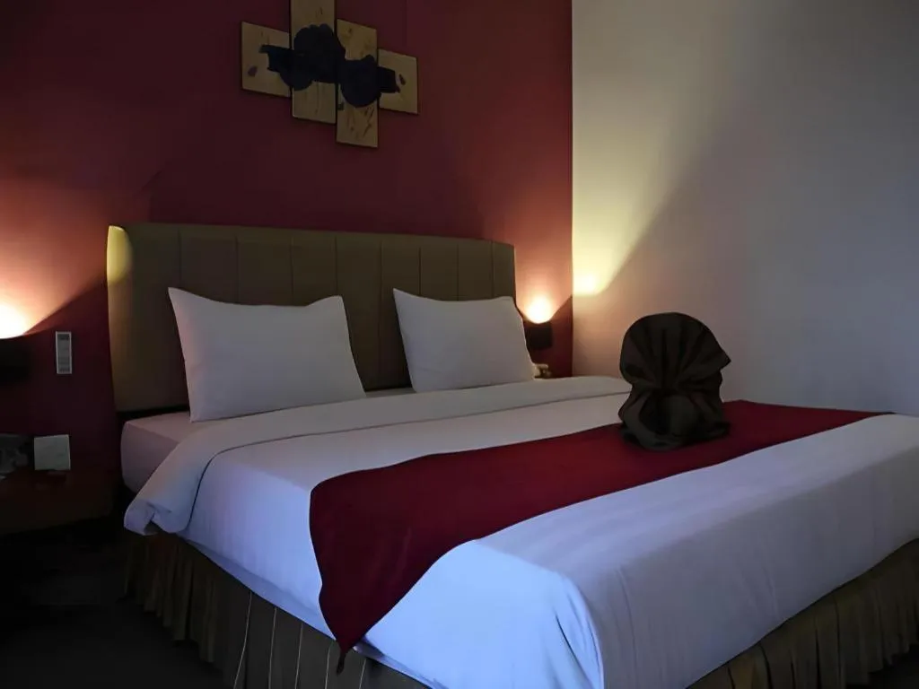 Bed in Garuda Hotel Pontianak