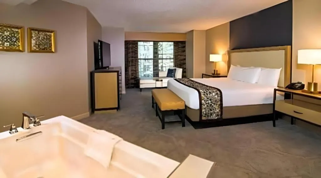 Bed in Sam's Town Hotel and Gambling Hall