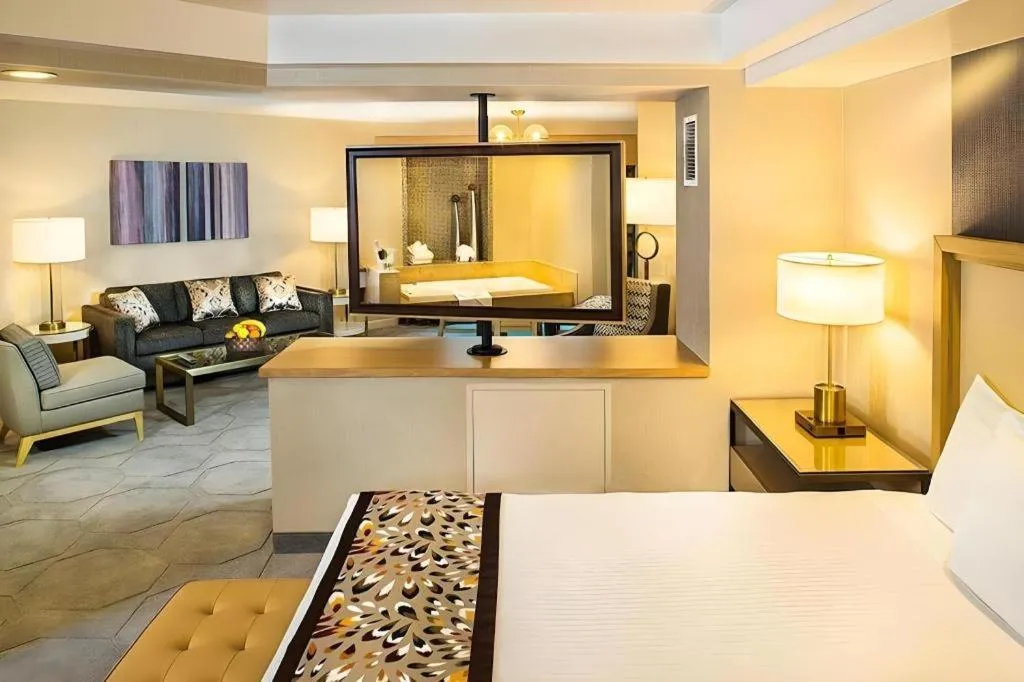 Bed in Sam's Town Hotel and Gambling Hall