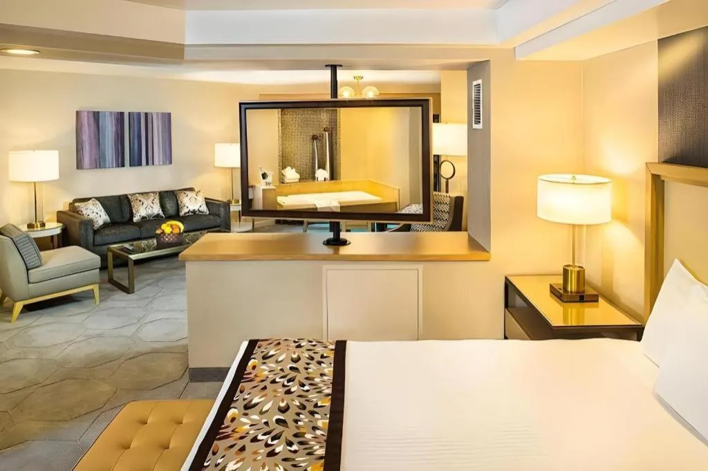 Bed in Sam's Town Hotel and Gambling Hall