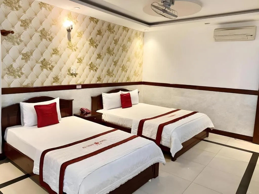 Bed in Ha Oanh Hotel