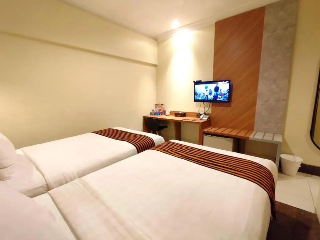 Bed in Patria Palace Hotel