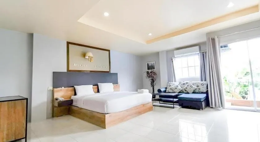 Bed in Atikarn Princess Hotel & Resort