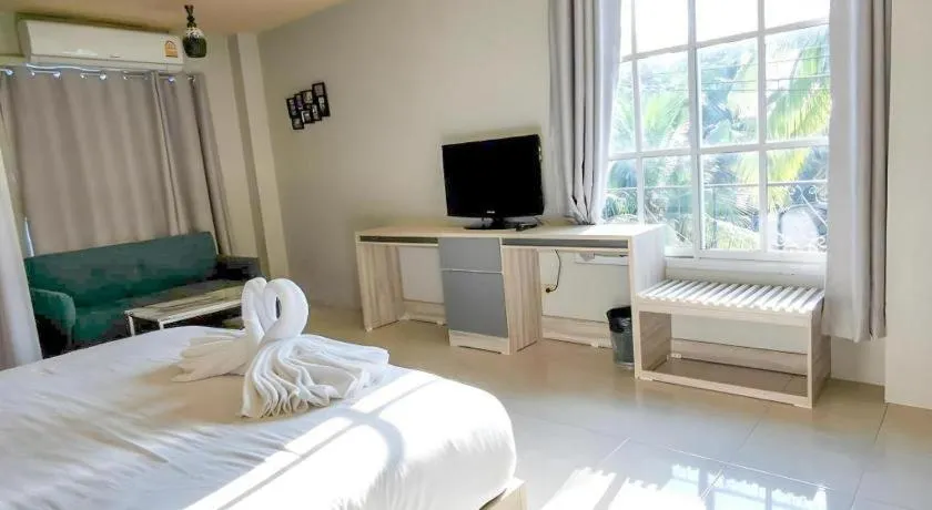 Bed in Atikarn Princess Hotel & Resort