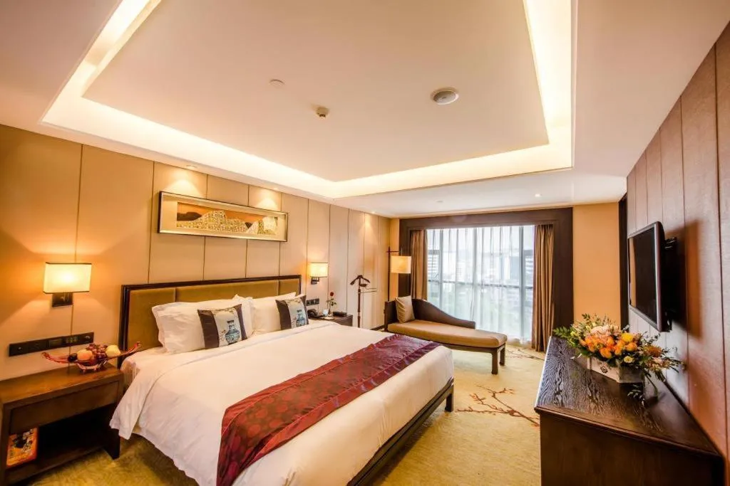 Bed in Xiang Yun Sha Garden Hotel