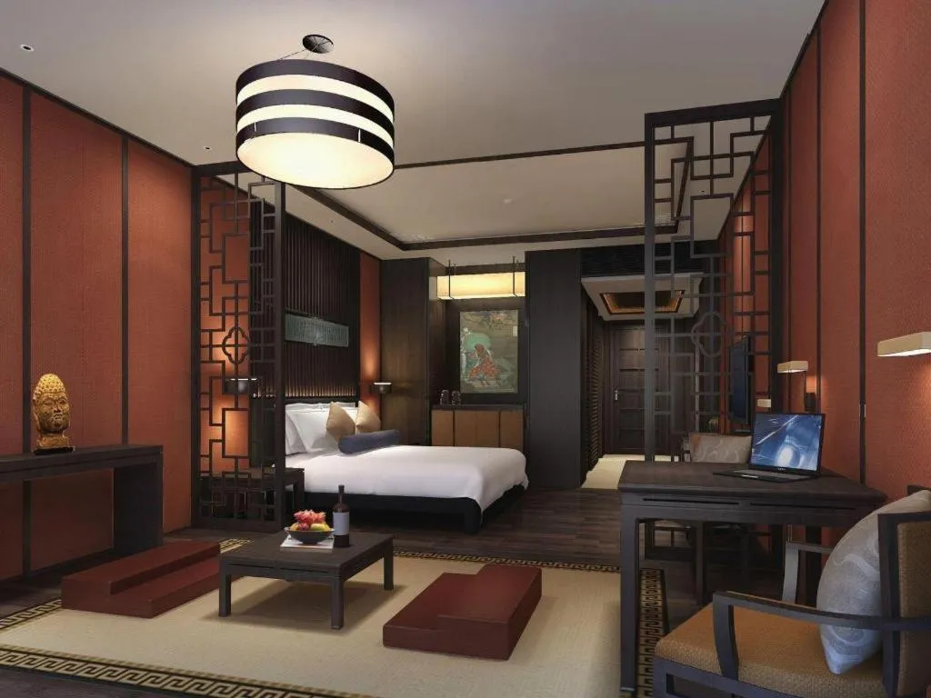 Bed in Xiang Yun Sha Garden Hotel