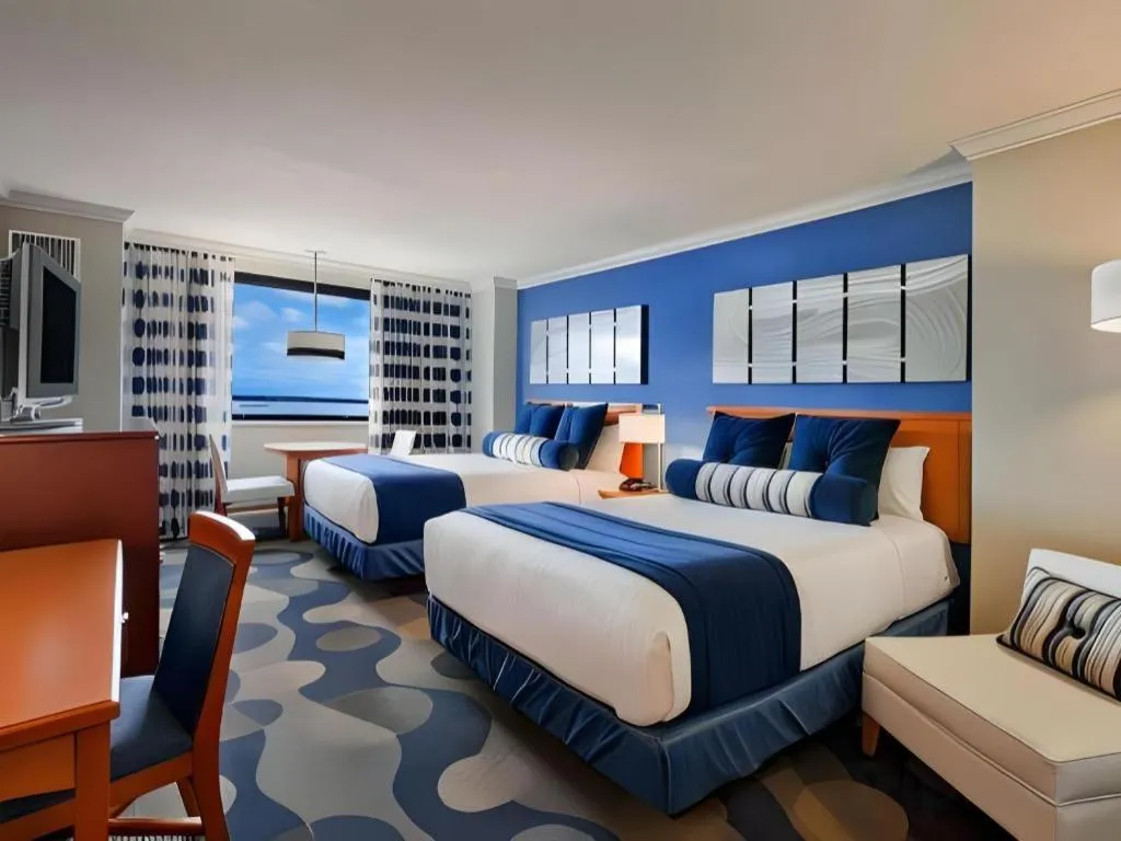 Bed in IP Casino Resort & Spa