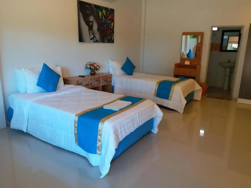 Bed in Ban Naam Resort