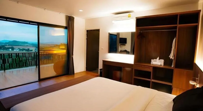 Bed in Chantara Valley Resort