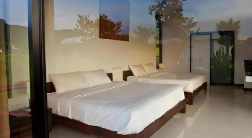 Bed in Chantara Valley Resort