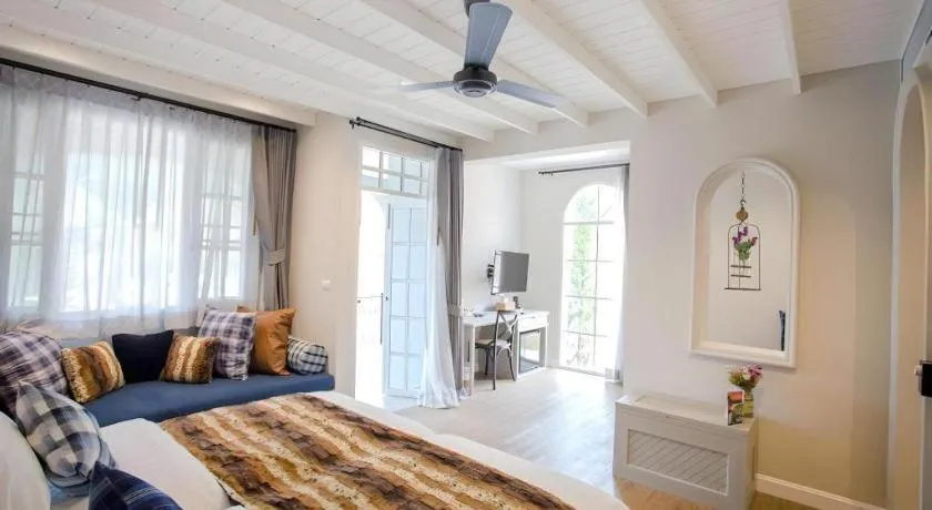 Bed in The Bluesky Resort @ Khao Kho