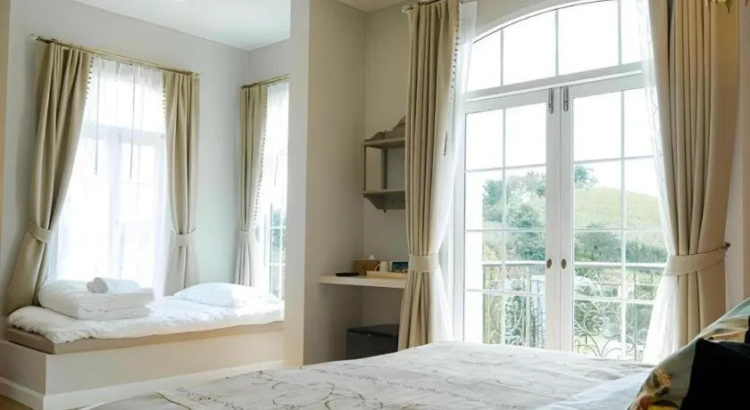 Bed in The Bluesky Resort @ Khao Kho