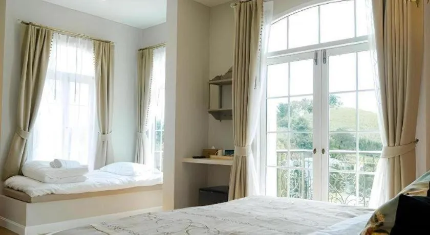 Bed in The Bluesky Resort @ Khao Kho