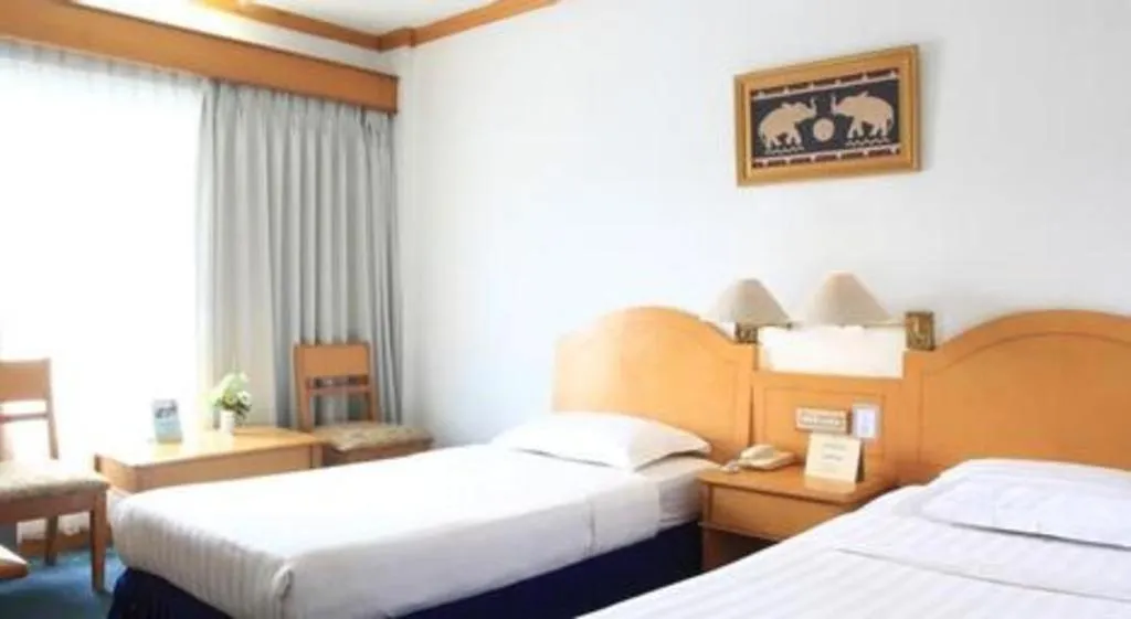 Bed in Hotel Marcopolo