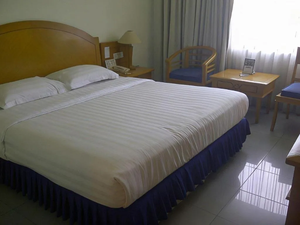 Bed in Hotel Marcopolo